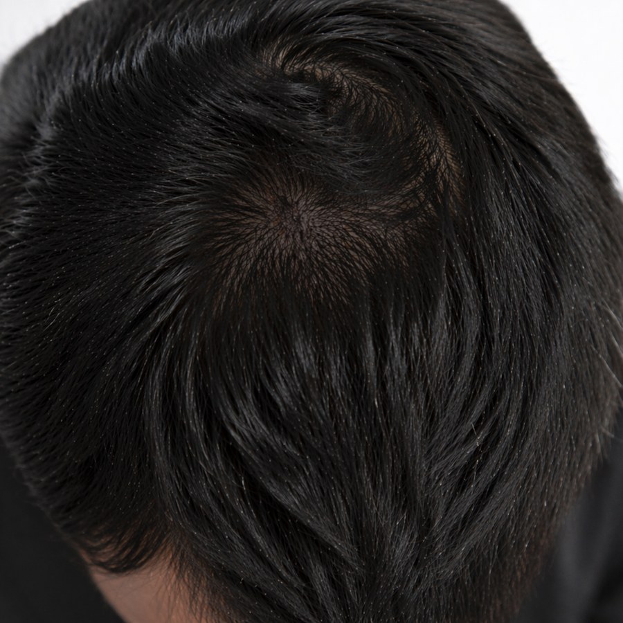 Scar cover after treatment
