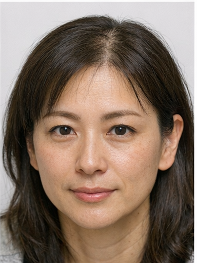 ANGLE 02 撮影例 (女性・正面)